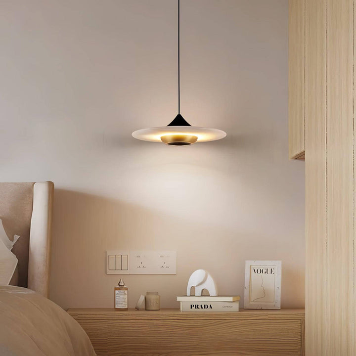 Lampe Pendante En Marbre Flying Saucer