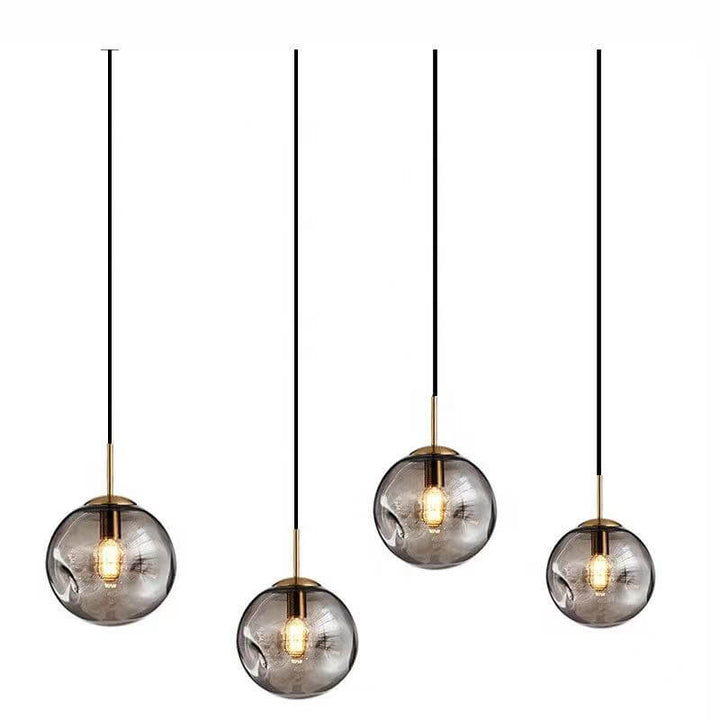 Brikey - Lampe Suspendue Sphérique En Verre