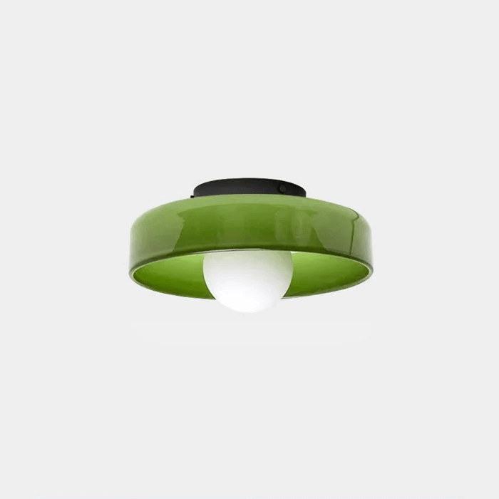 Plafonnier Rond Moderne en Verre - Éclairage Intérieur