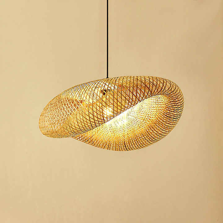 Lampe À Suspendre En Bambou
