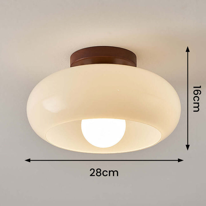 Blanc Vintage Petit Plafonnier De Couloir