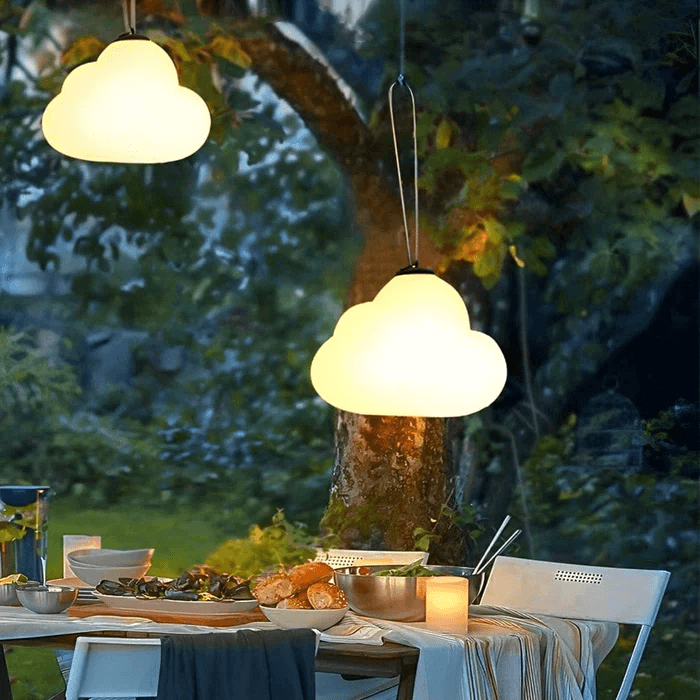 Suspension LED Nuage Extérieur - Luminaire Jardin