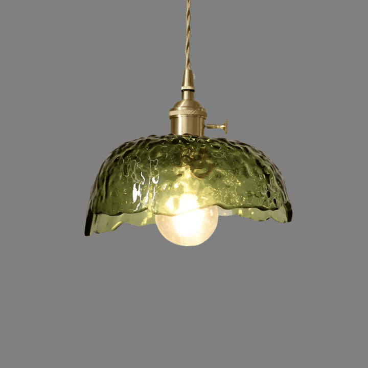 Suspension Design Verre Laiton - Éclairage Intérieur