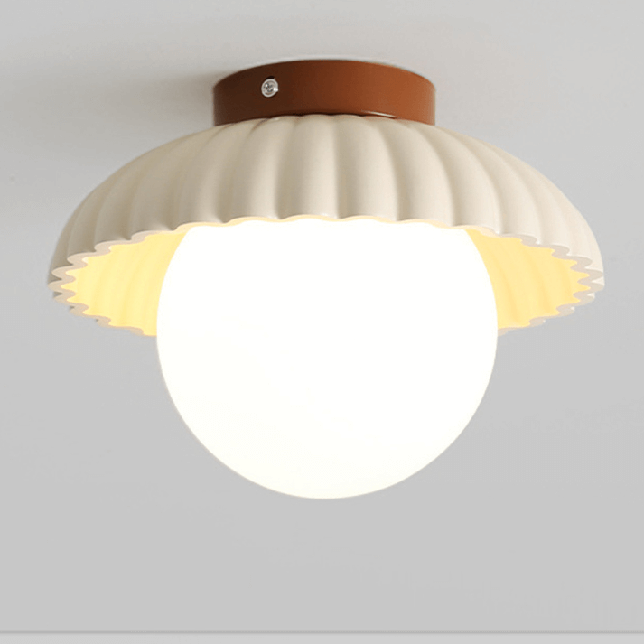 Plafonnier Fer et Verre - Éclairage Intérieur