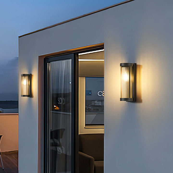 Lampe Extérieure Cylindrique Solaire LED IP65