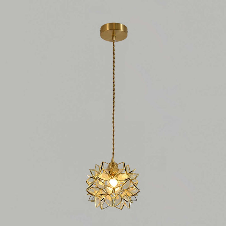 Suspension Lumineuse Coquillage - Déco Intérieure Chic