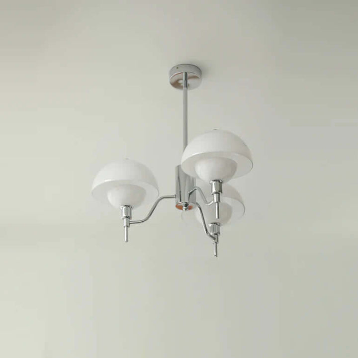 Lustre Crème Bulle - Éclairage Salon Chic