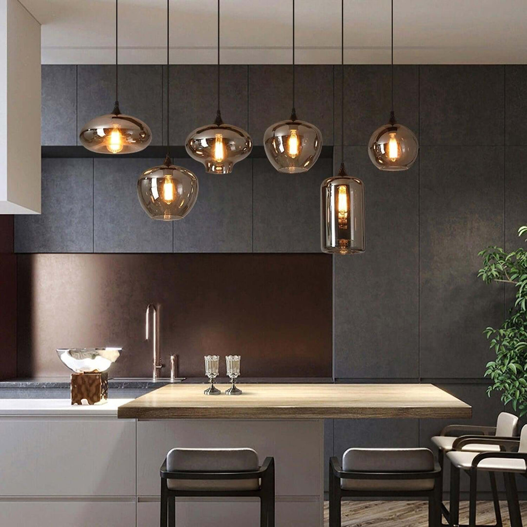 Suspension Verre Bouteille - Luminaire Design