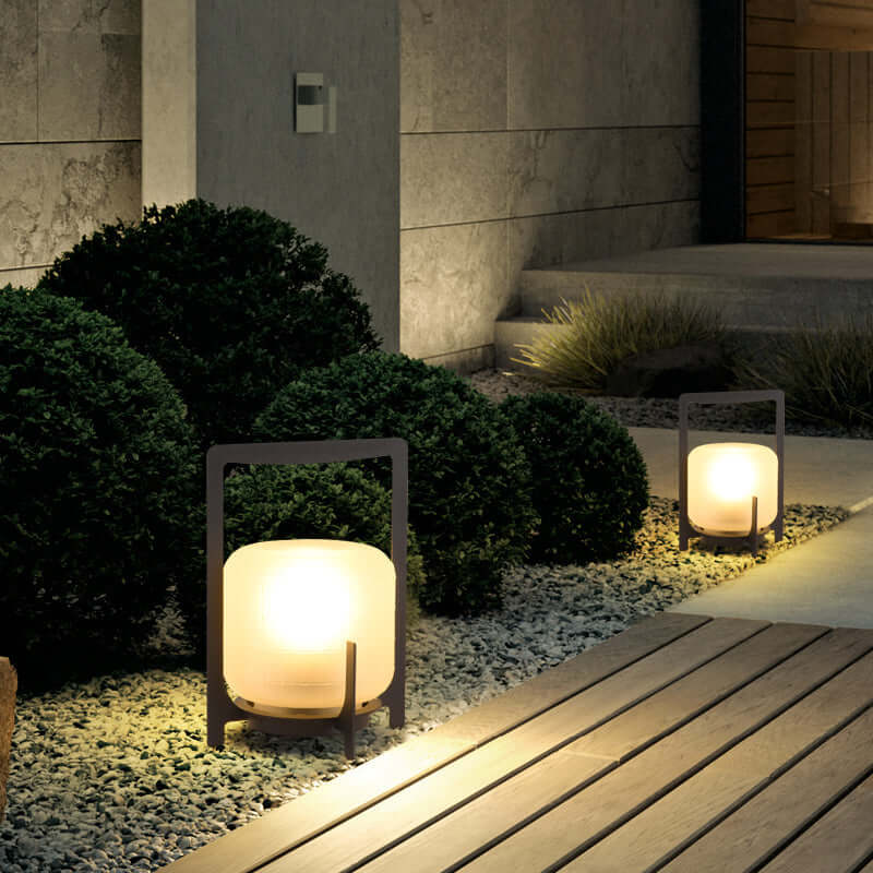 Lampe Solaire Extérieure - Éclairage Terrasse Moderne