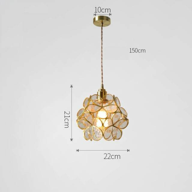 Suspension Lumineuse Fleurs - Style Minimaliste