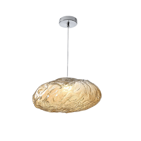 Suspension Verre Soufflé Minimaliste - Luminaire Design