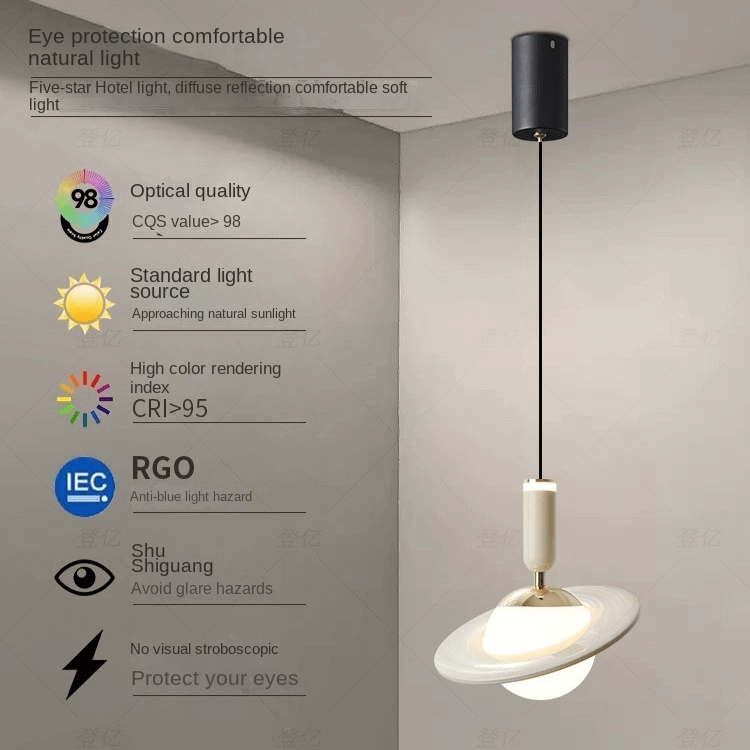 Lampe Suspendue Saturn Design