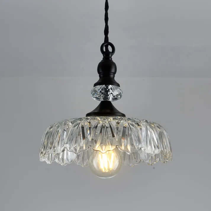 Suspension Verre Ilot Cuisine Style Mid-Century