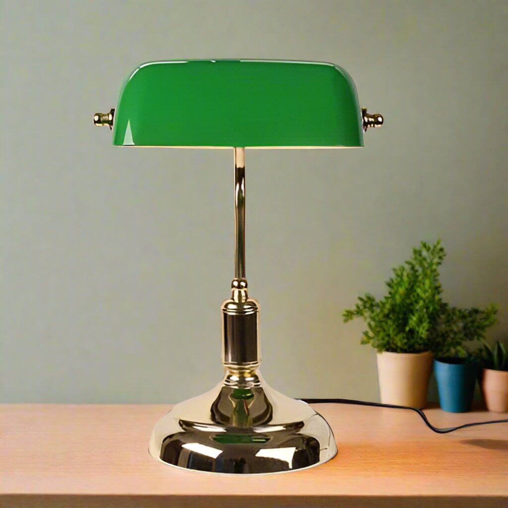 Lampe de Table Verre Style Européen - Déco Chic & Élégance