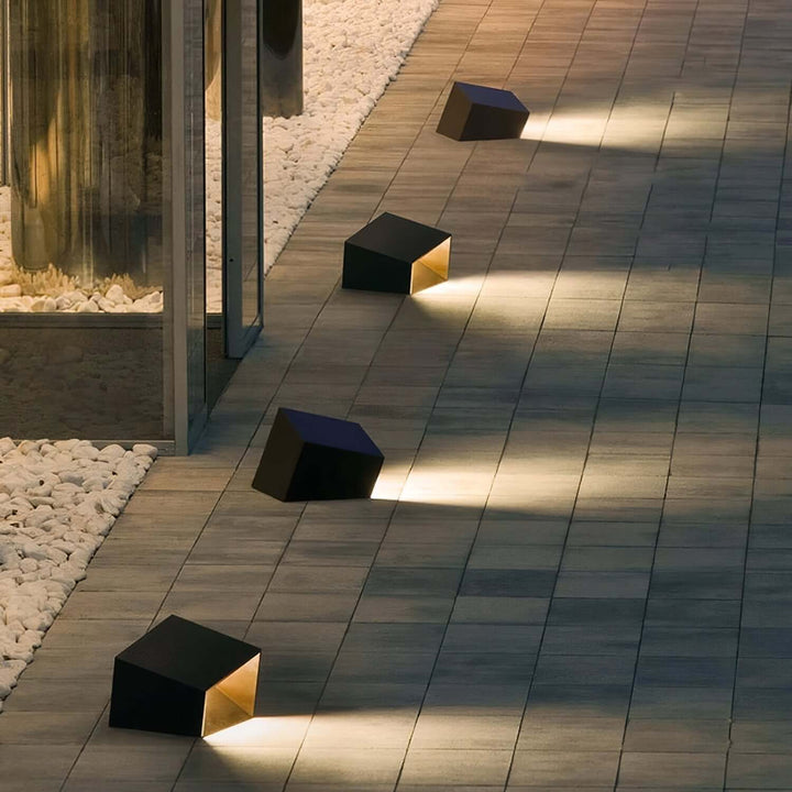 Lampe Solaire Extérieure Cube - Jardin Design