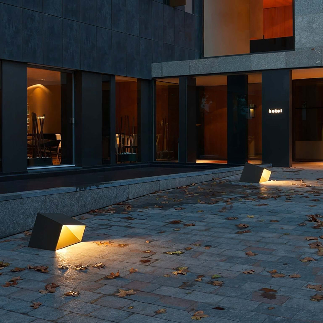 Lampe Solaire Extérieure Cube - Jardin Design