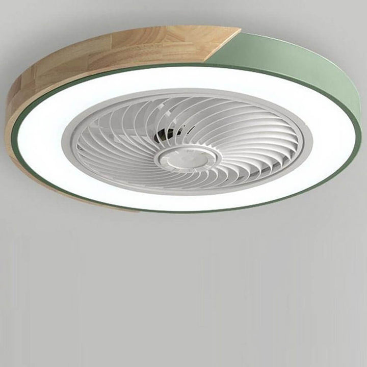 Ventilateur Plafond LED Intégré Rond Carré - Silencieux