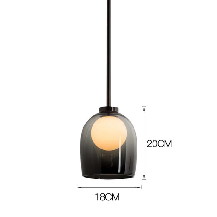 Suspension Luminaire Sphérique Verre - Design Moderne