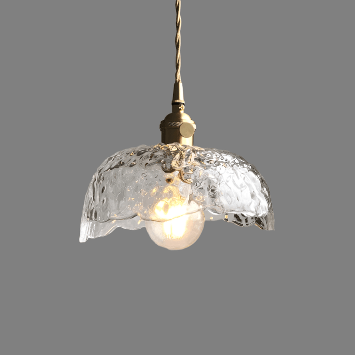 Suspension Design Verre Laiton - Éclairage Intérieur