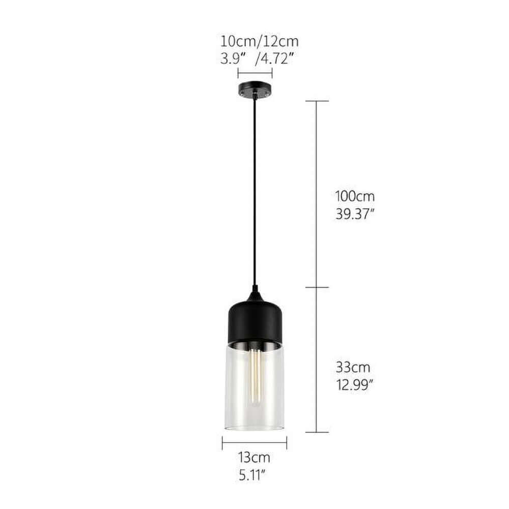 Suspension Tambour Verre - Luminaire Design