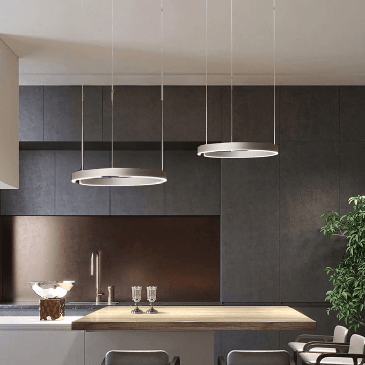 Suspension LED Ronde Moderne - Éclairage Intérieur Design