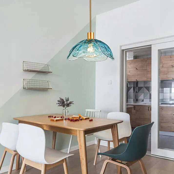 Lampe De Chevet Pendante Créative À Pétales De Fleurs
