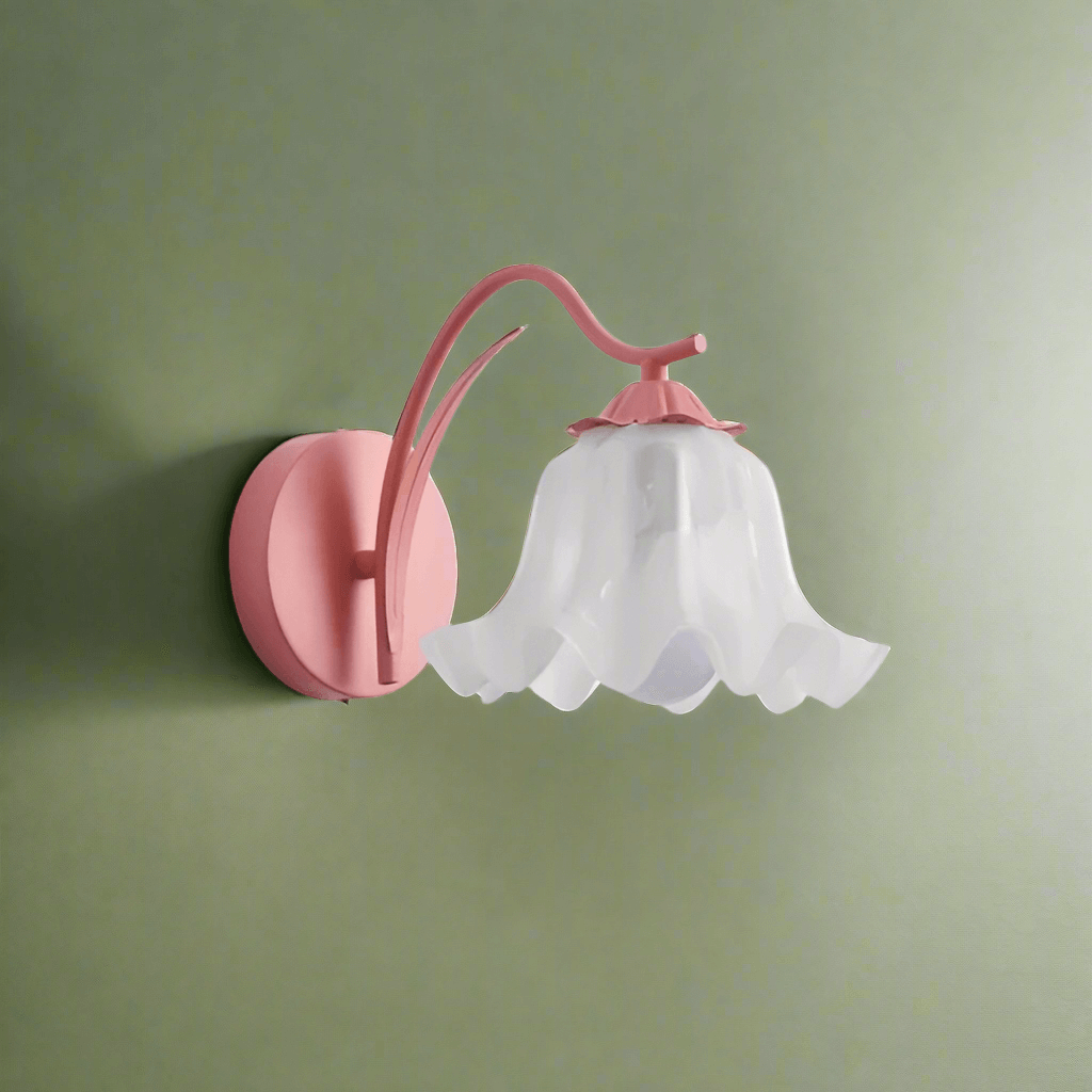 Lampe Murale Rétro À Fleurs De Jardin