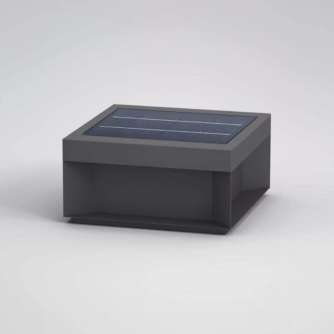 Boîtier Luminaire Extérieur - Éclairage Poteau Solaire LED