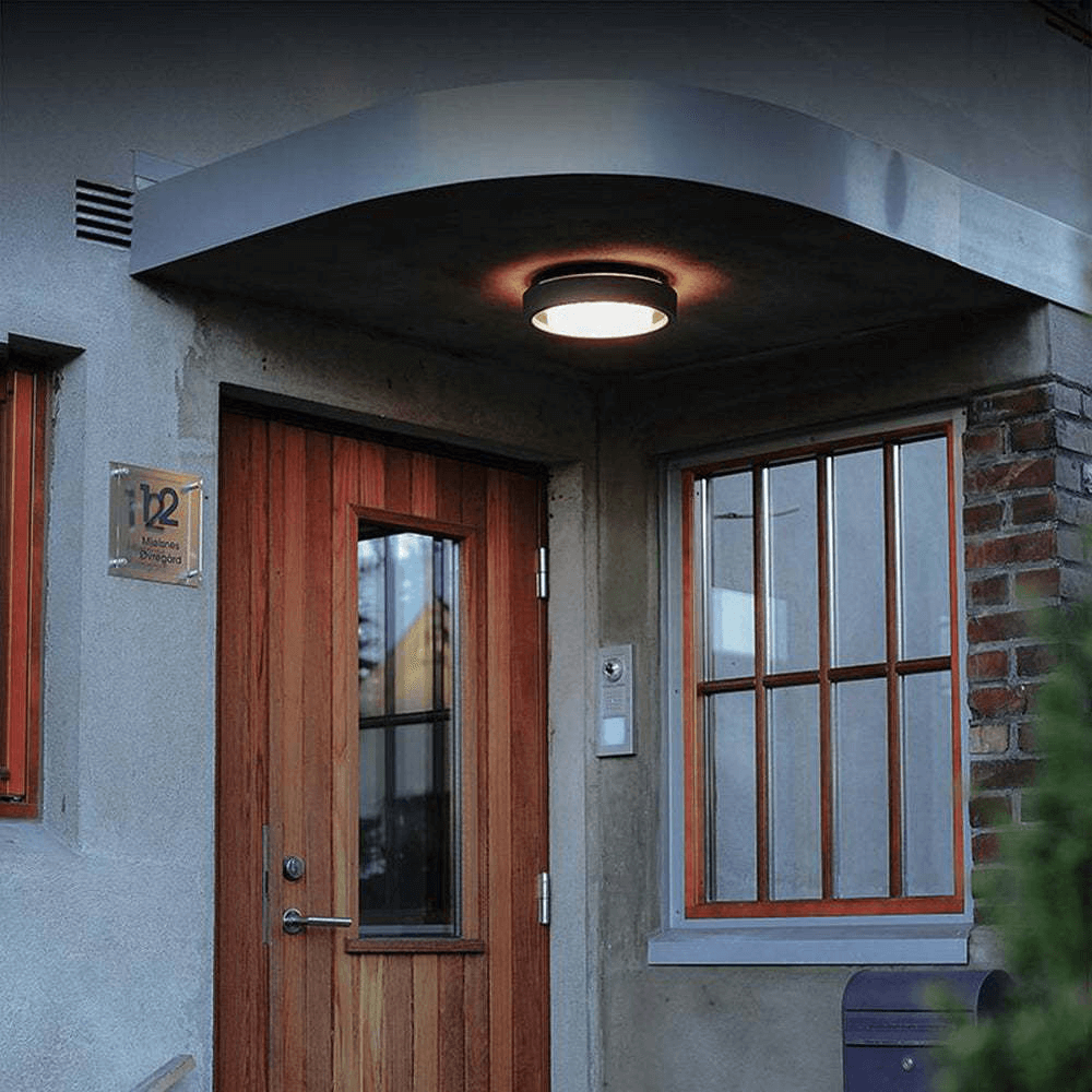 Lampe Murale Extérieure LED Moderne - Plafonnier Intégré