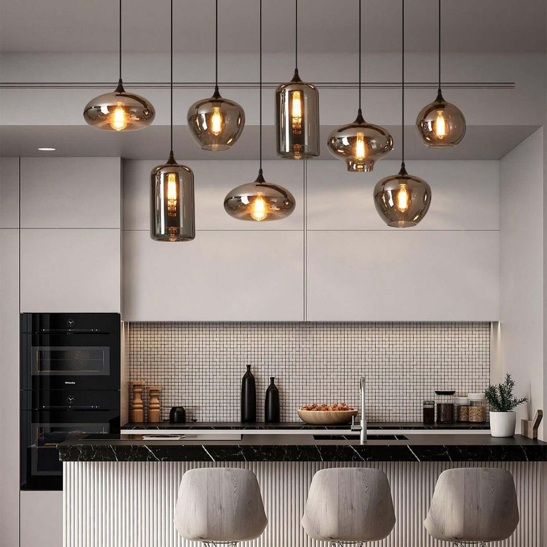 Suspension Verre Bouteille - Luminaire Design
