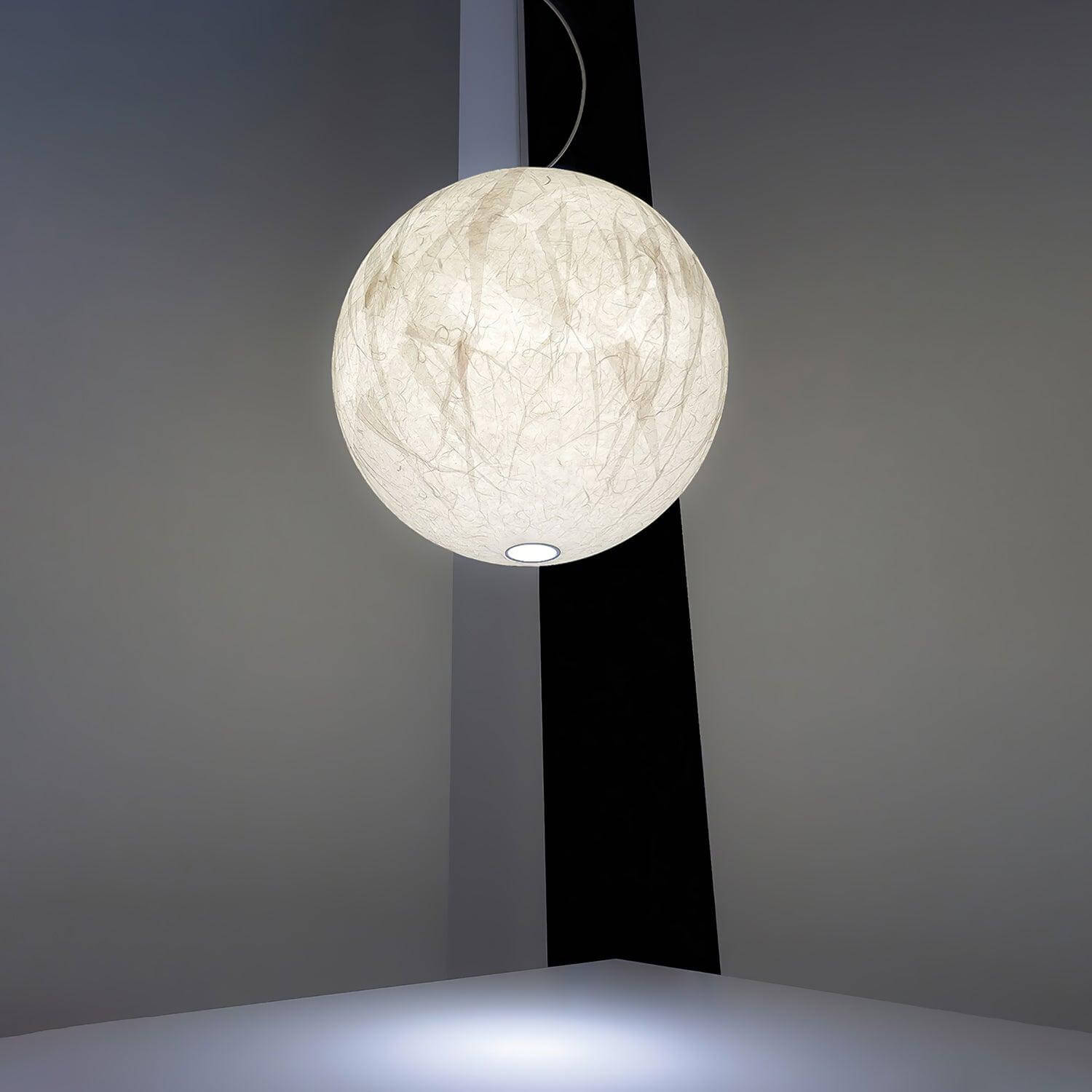 Lampe Pendante En Soie Moon