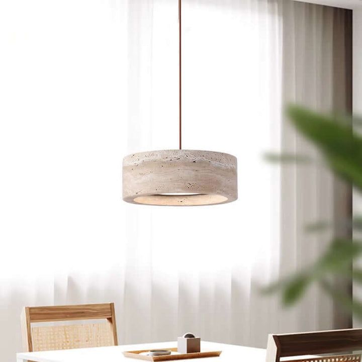 Suspension LED Design Pierre Crème - Éclairage Intérieur