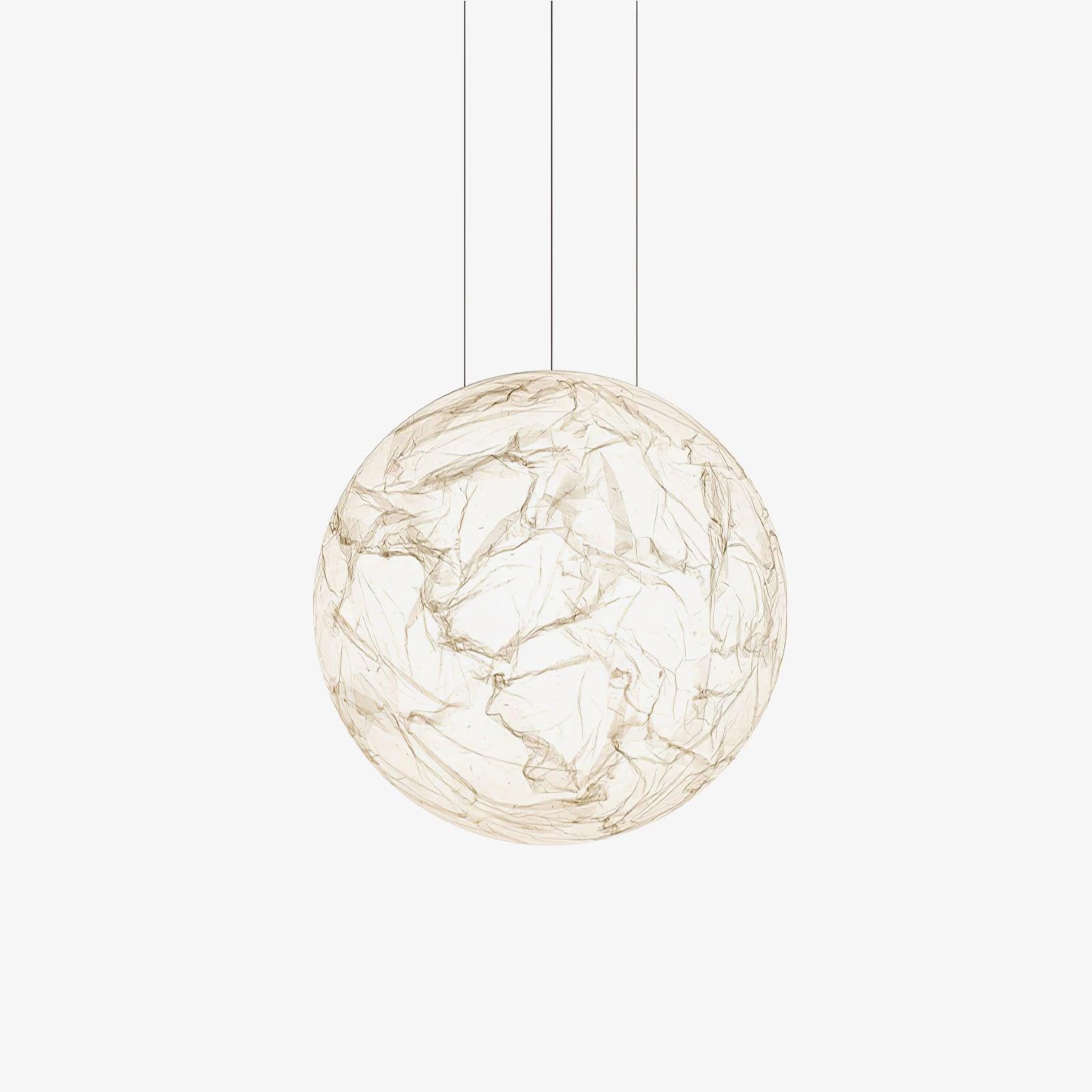 Lampe Pendante En Soie Moon