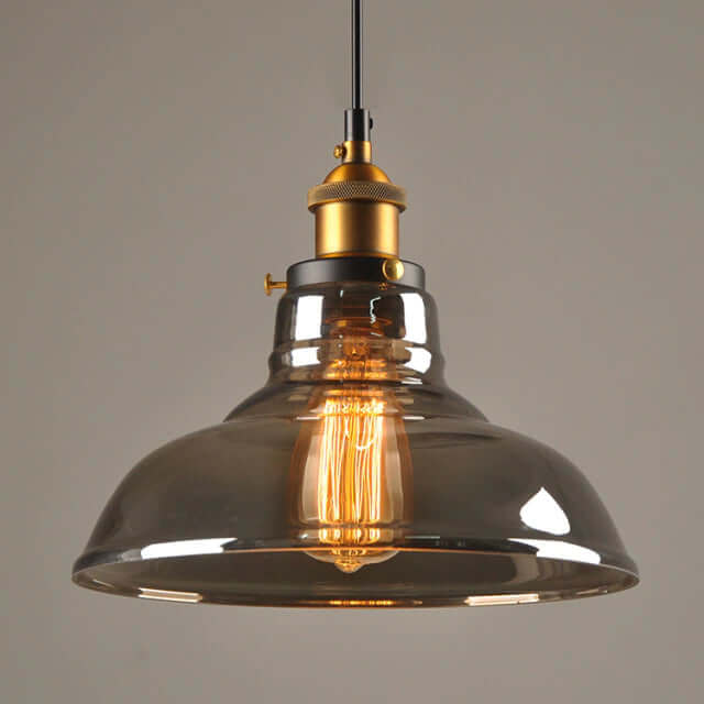 Suspension Verre Antique Style Vintage - Éclairage Déco