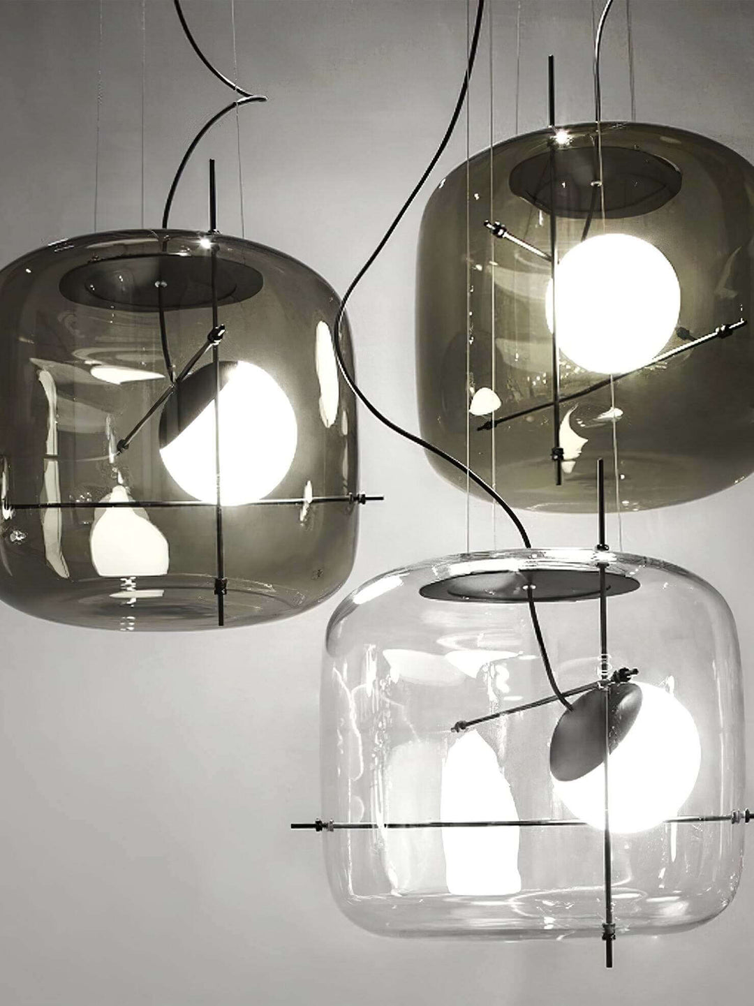 Lampe Pendante En Verre Plot