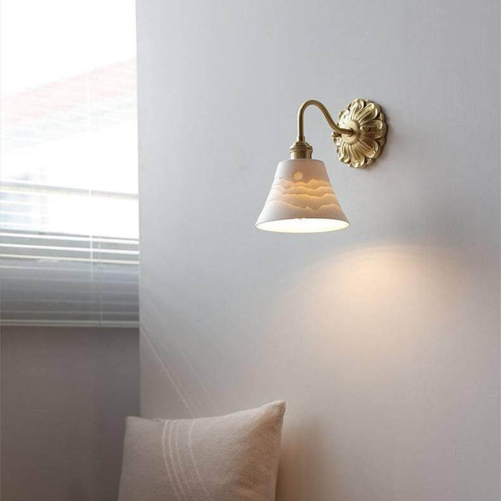 Applique Murale Céramique Laiton - Éclairage Intérieur Chic