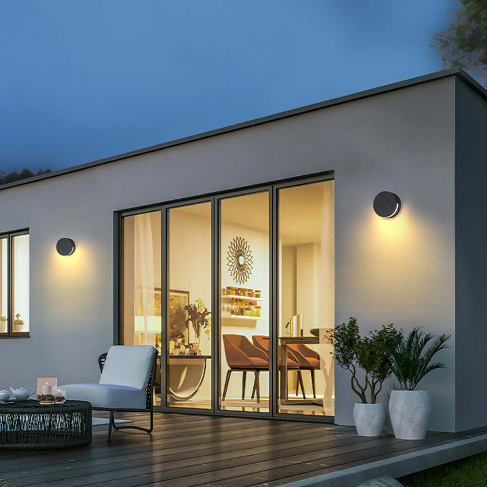 Lampe Murale Extérieure Ronde - Étanche IP65