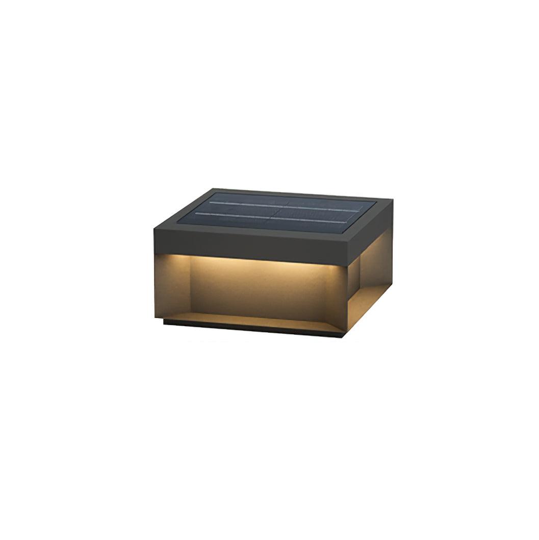 Boîtier Luminaire Extérieur - Éclairage Poteau Solaire LED