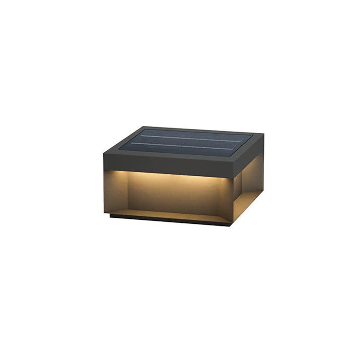 Boîtier Luminaire Extérieur - Éclairage Poteau Solaire LED