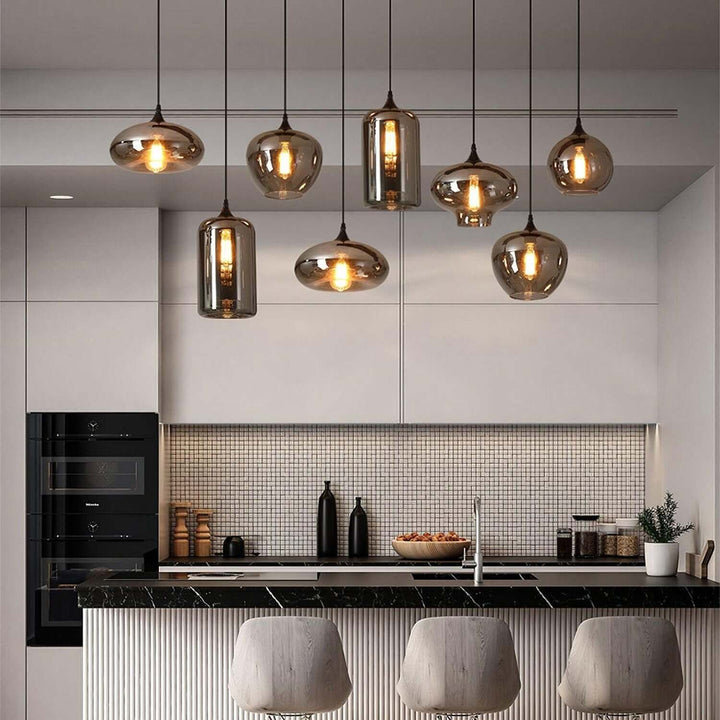 Suspension Verre Bouteille - Luminaire Design