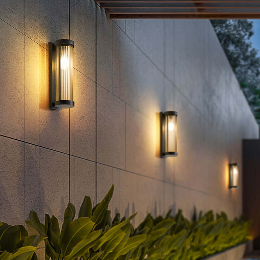 Lampe Extérieure Cylindrique Solaire LED IP65
