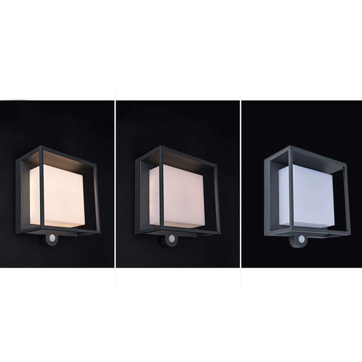 Lampe Murale Extérieure Solaire LED Rectangulaire IP65