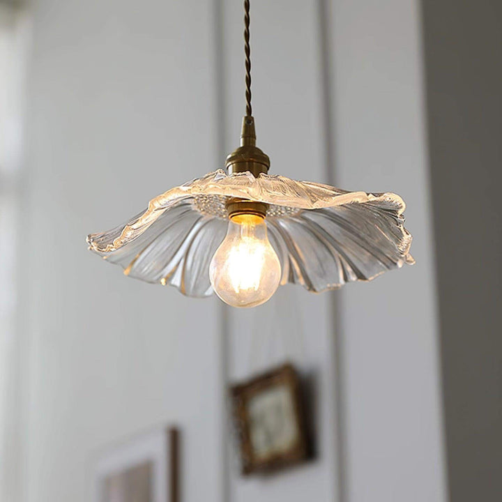 Fleur Lampe Suspendue En Verre