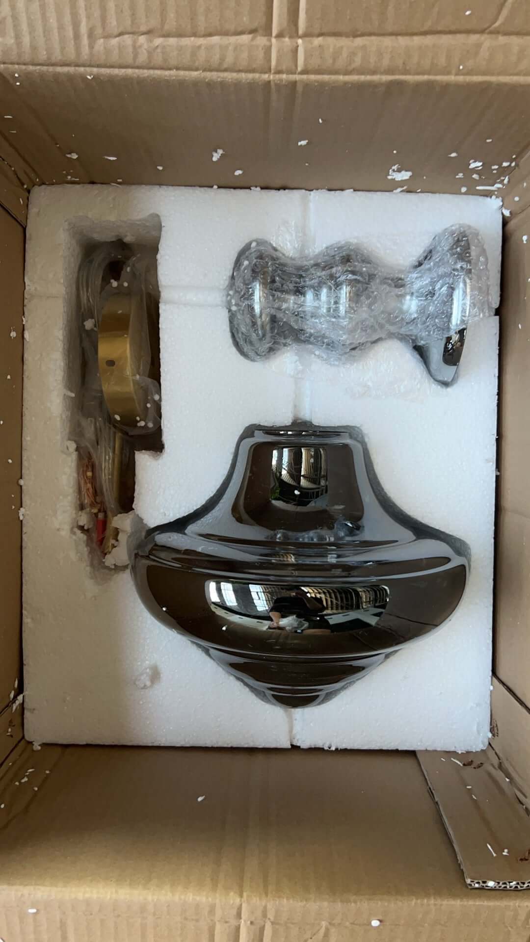 Lampe Suspendue Moderne En Verre Gris Ciel Étoilé