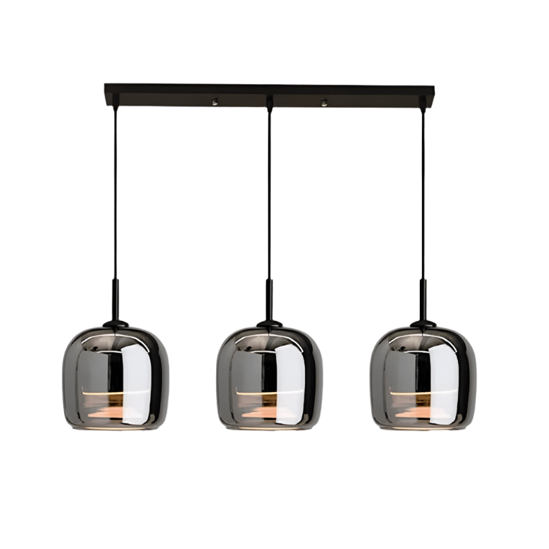 Suspension Verre Noir - Luminaire Design Nordique