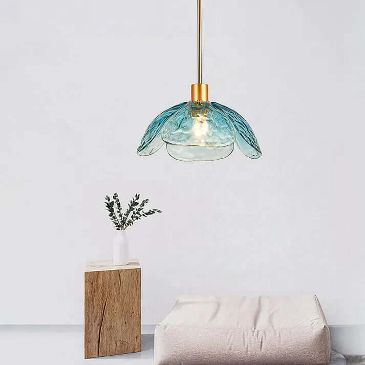 Lampe De Chevet Pendante Créative À Pétales De Fleurs