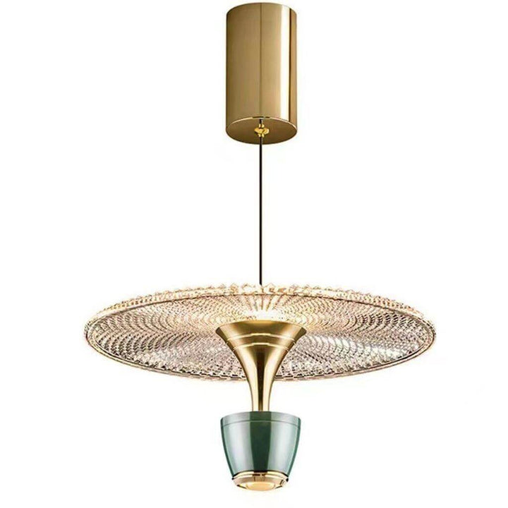 Lampe Pendante Moderne À Leds En Forme De Disque