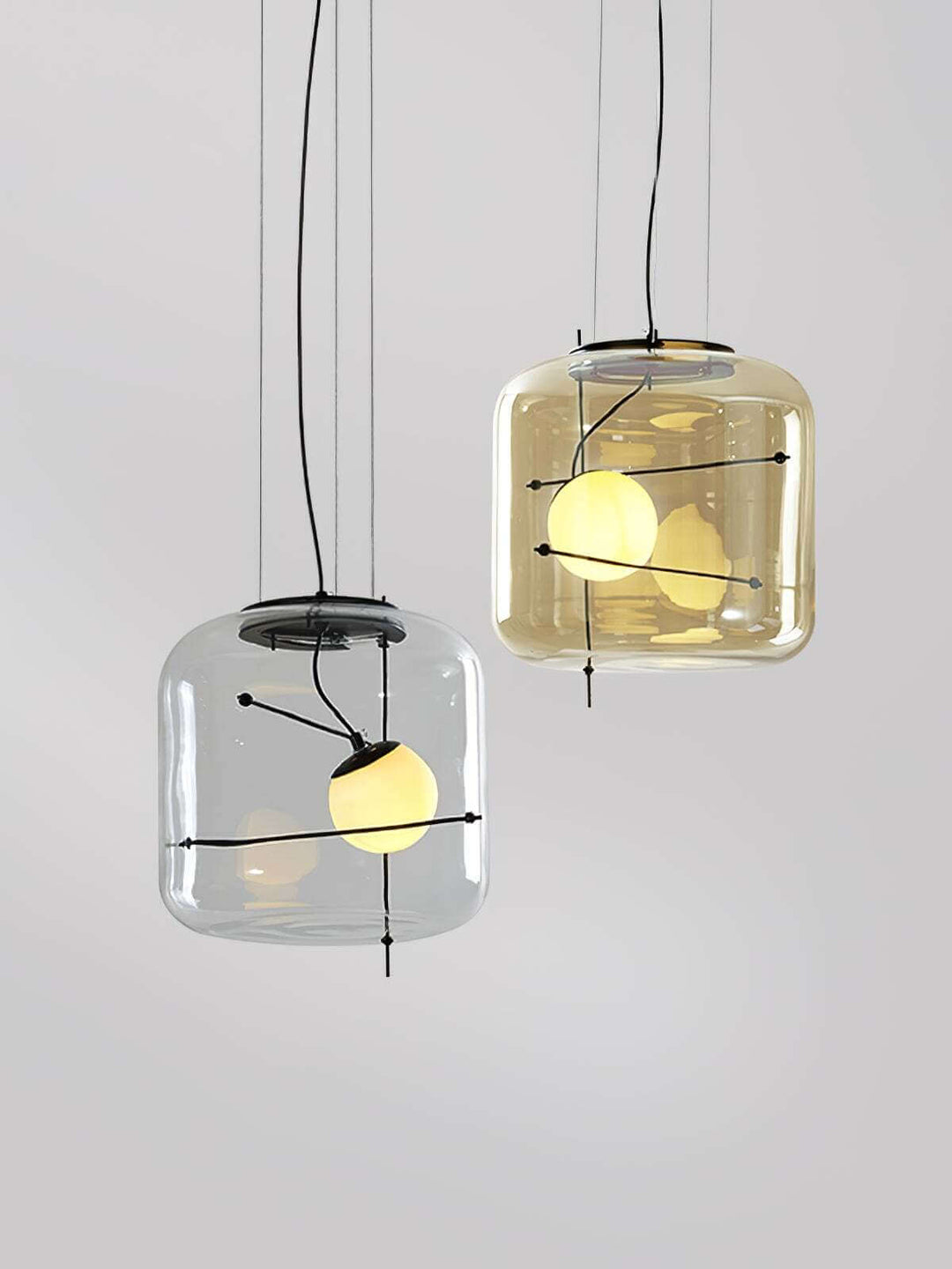 Lampe Pendante En Verre Plot