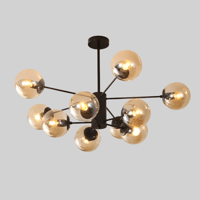 Suspension Luminaire Boules de Verre - Éclat Moderne