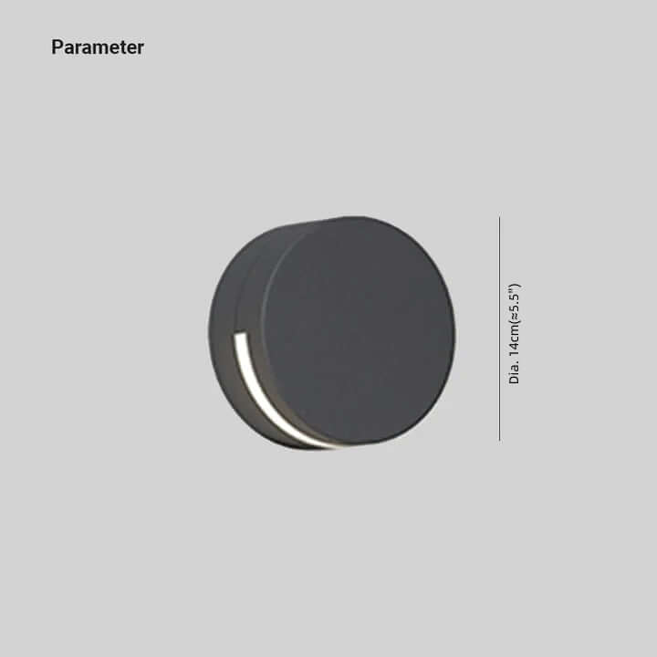 Lampe Murale Extérieure Ronde - Étanche IP65